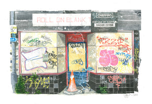 'Roll On Blank Tapes' (Giclee print)