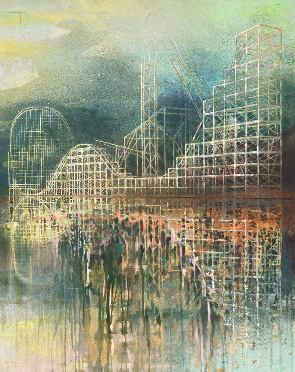 'Wooden Rollercoaster' – Mark Yeates Art