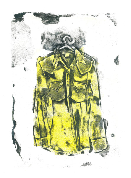 'Yellow cowboy shirt'
